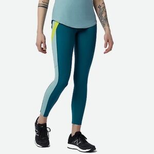 New Balance Transform 7/8 Sleek Tight Mountain Teal size XS